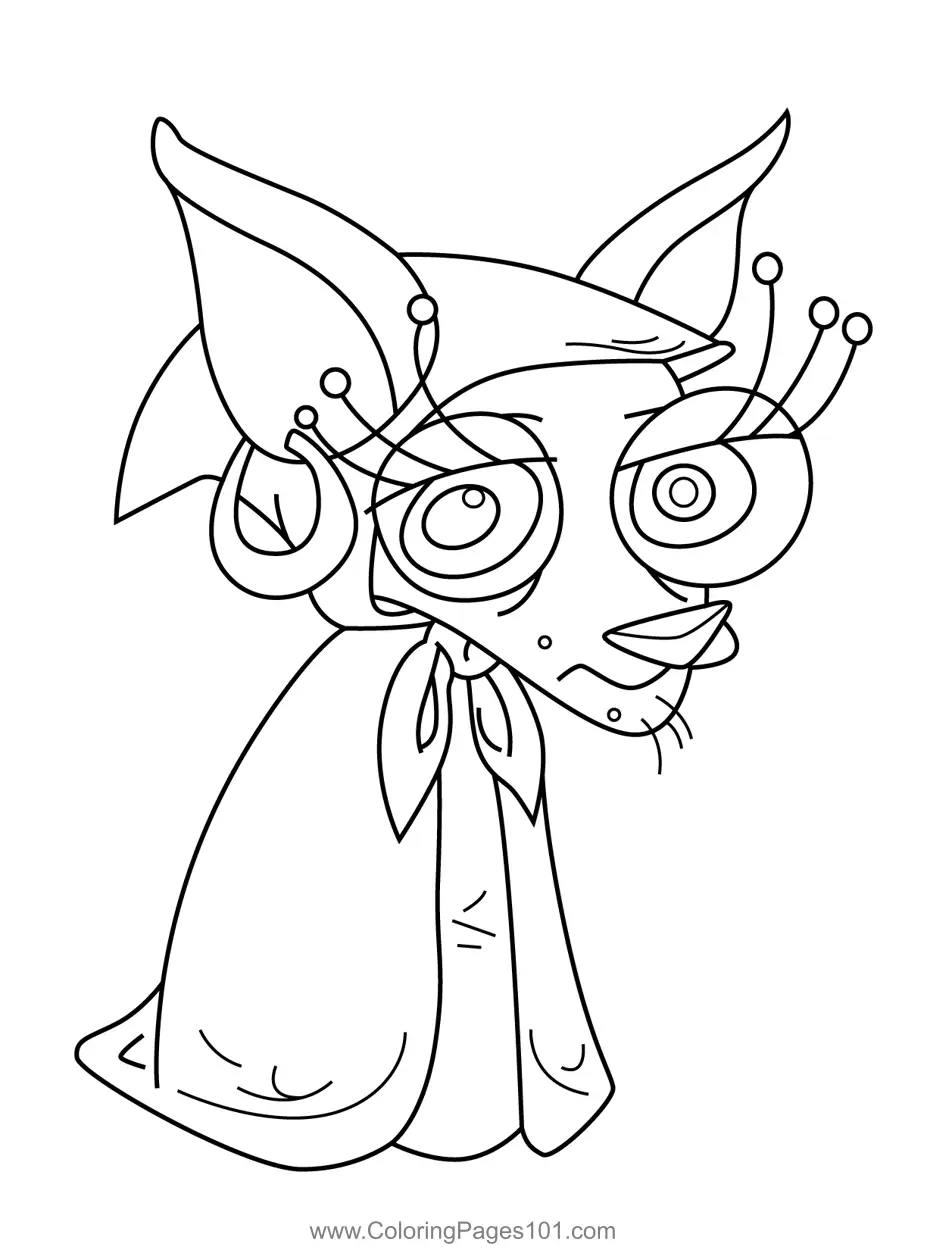Courage the Cowardly Dog Coloring Pages 5