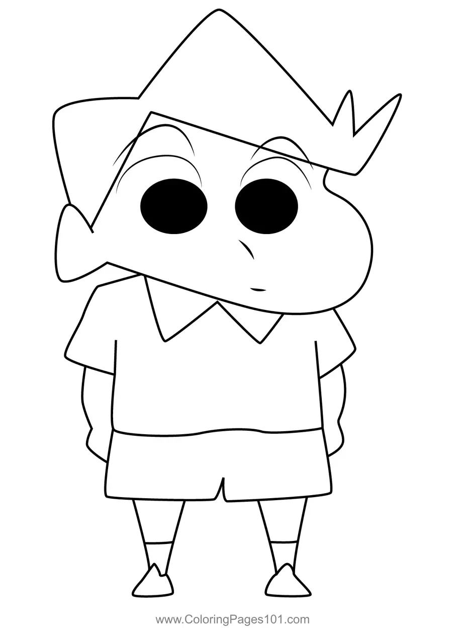 Crayon Shin-chan Coloring Pages 2