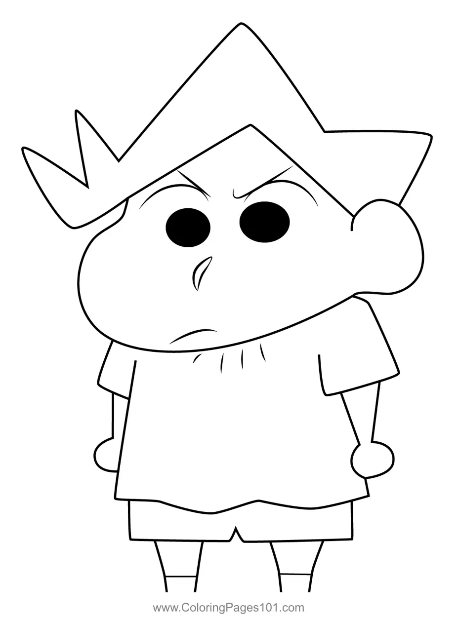 Crayon Shin-chan Coloring Pages 3