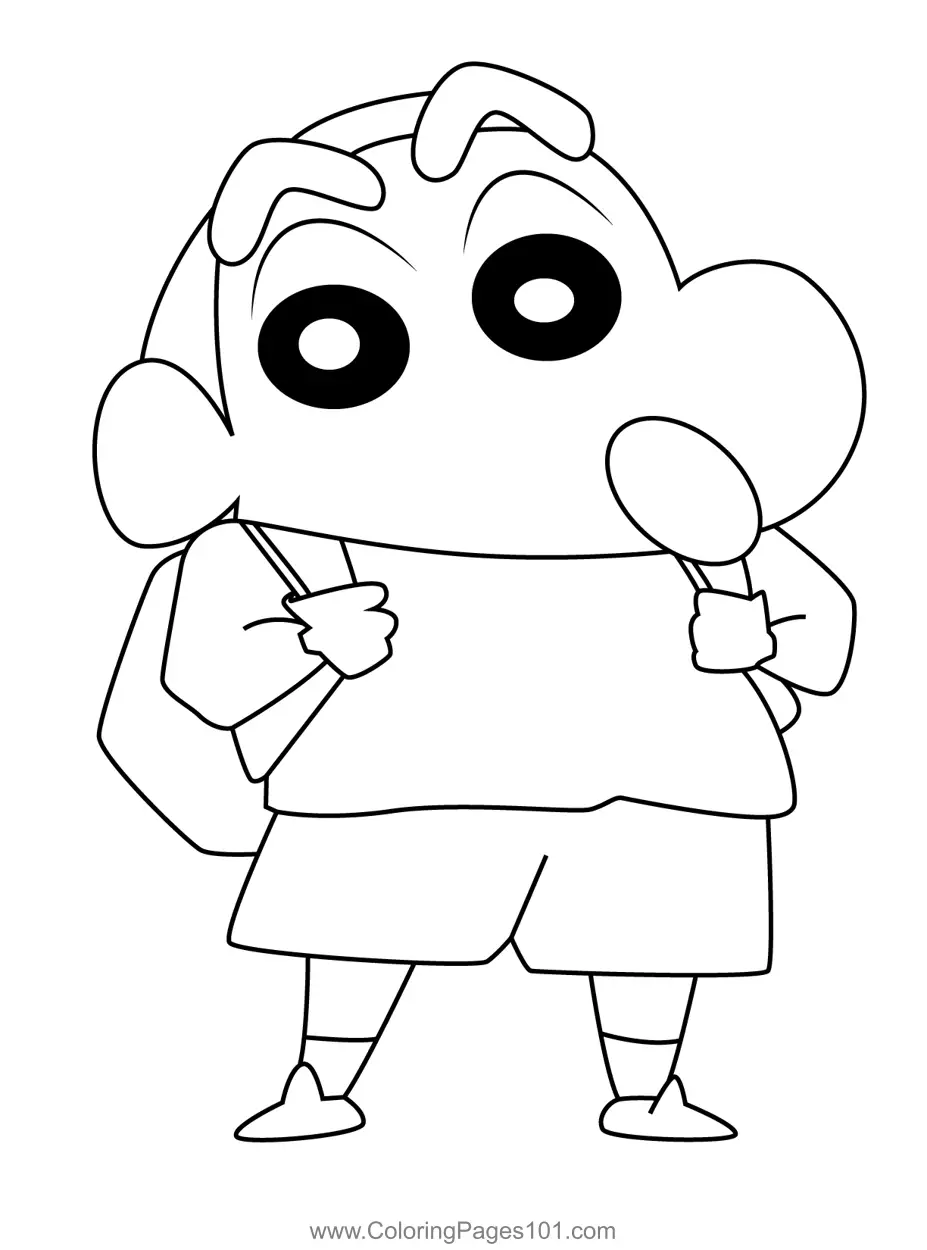 Crayon Shin-chan Coloring Pages 5
