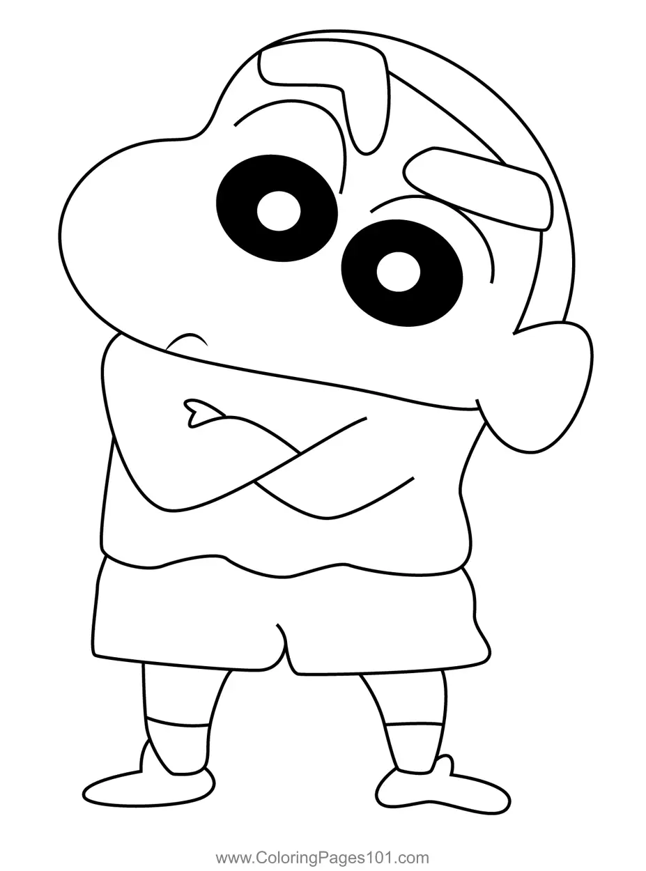 Crayon Shin-chan Coloring Pages 7