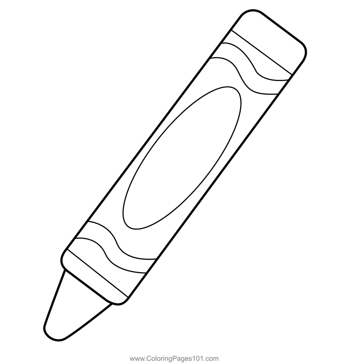 Crayons Coloring Pages 1