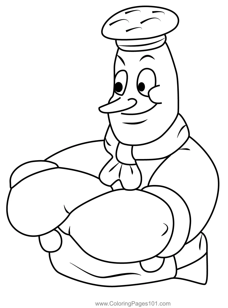 Cuphead Coloring Pages 2