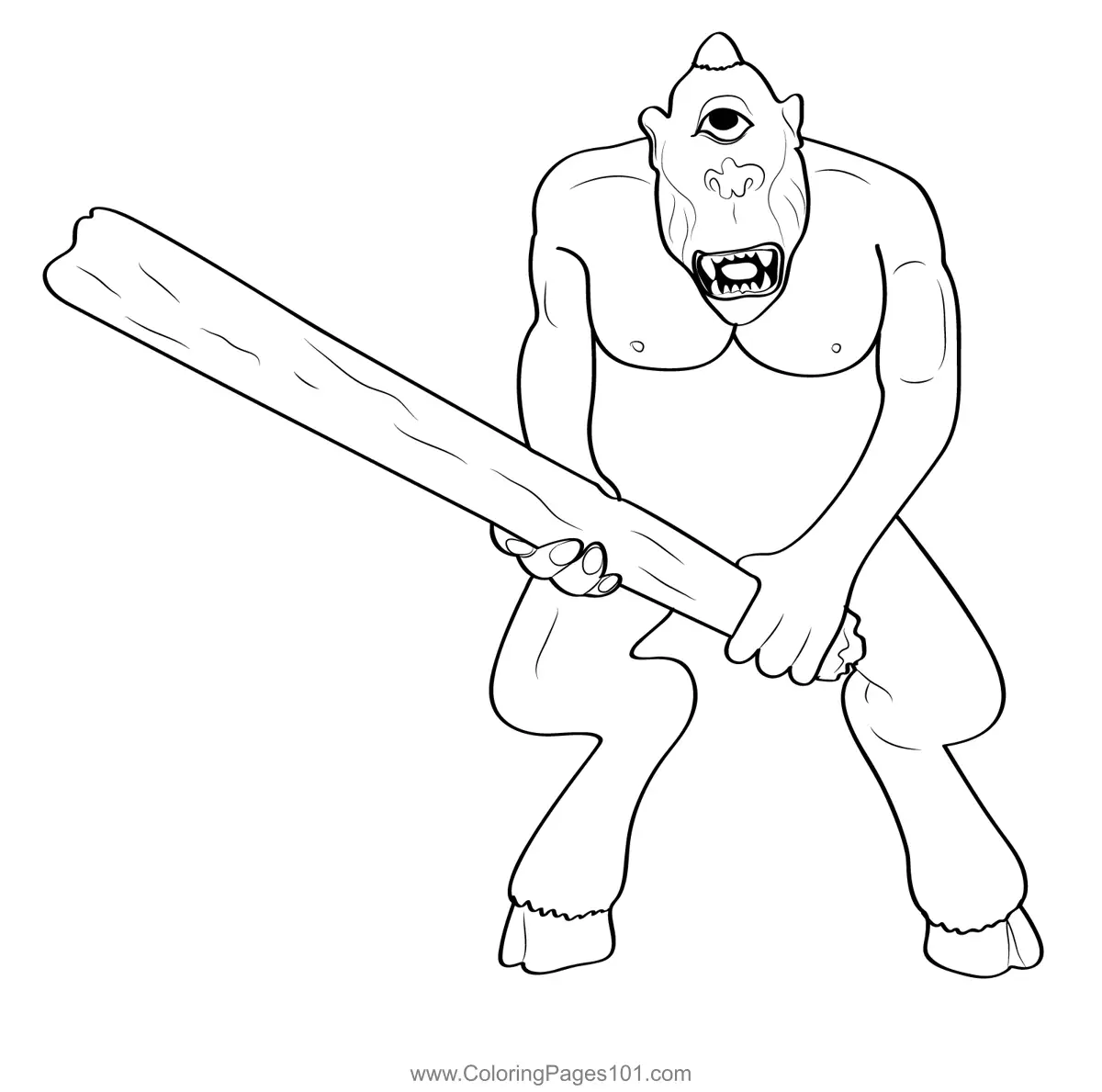 Cyclops Coloring Pages 1