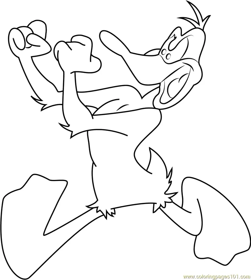 Daffy Duck Coloring Pages 10