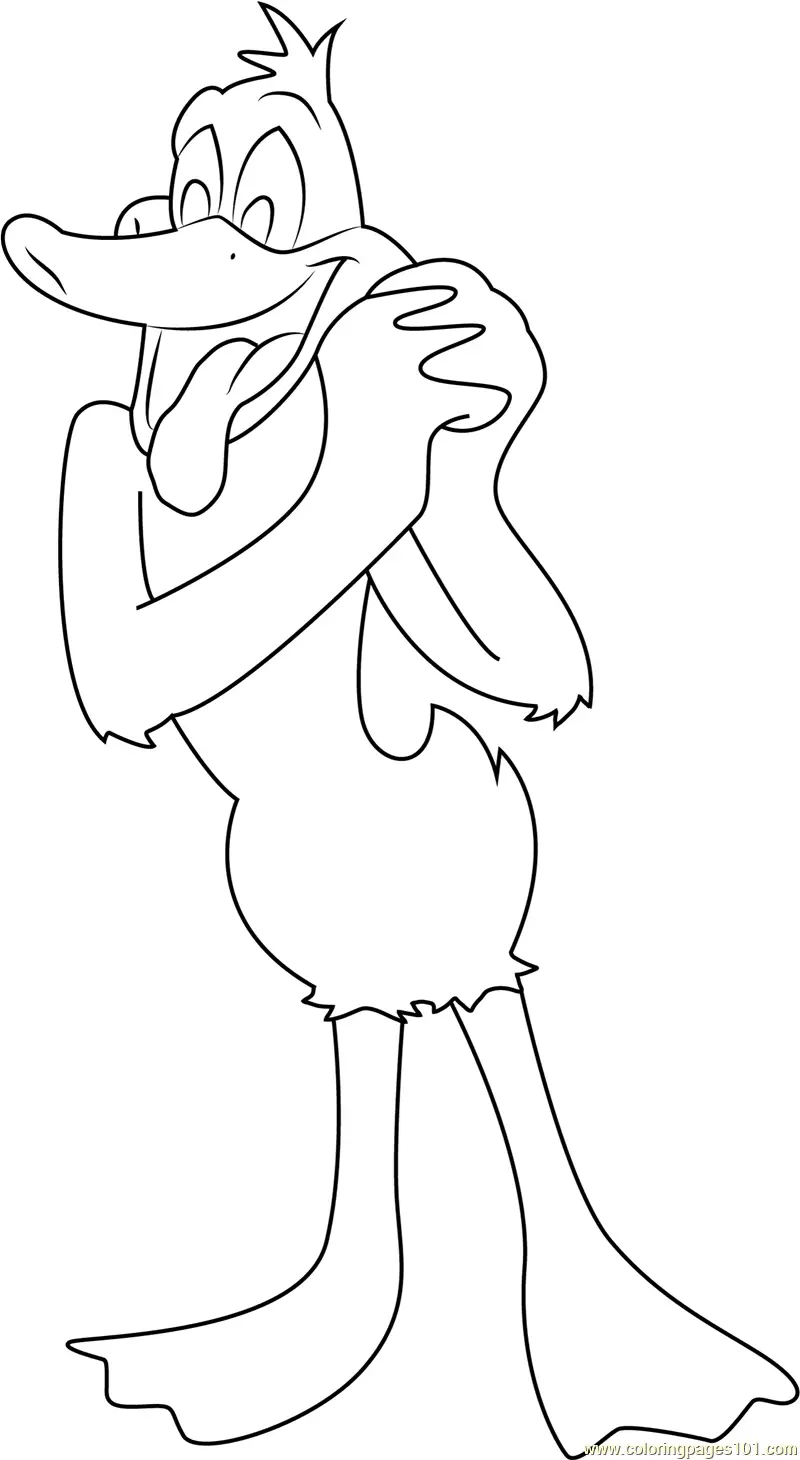 Daffy Duck Coloring Pages 11
