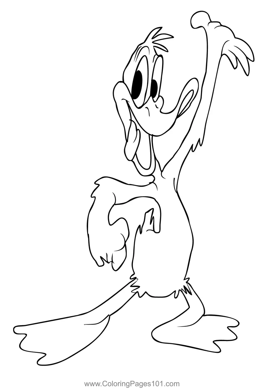 Daffy Duck Coloring Pages 2