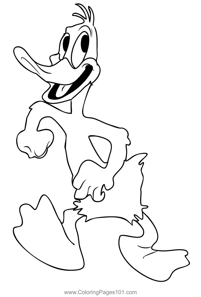 Daffy Duck Coloring Pages 3