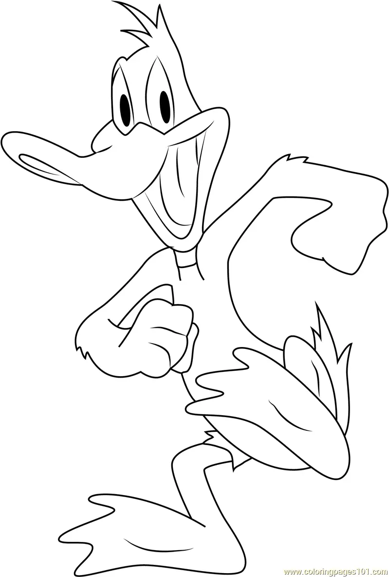 Daffy Duck Coloring Pages 6