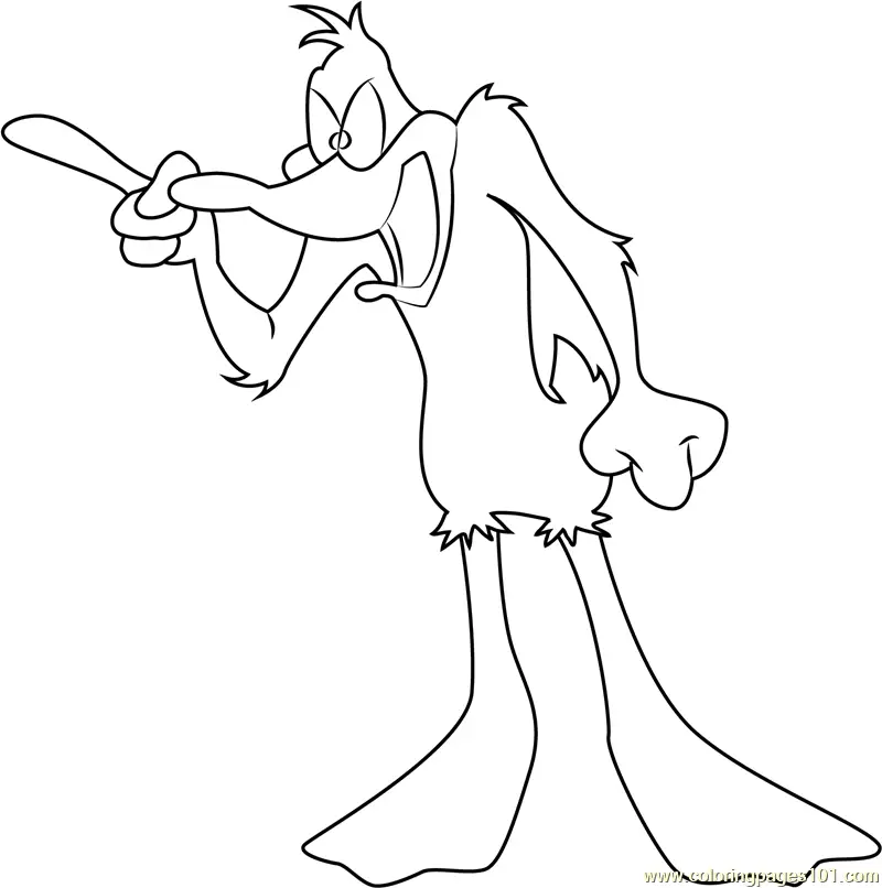 Daffy Duck Coloring Pages 9