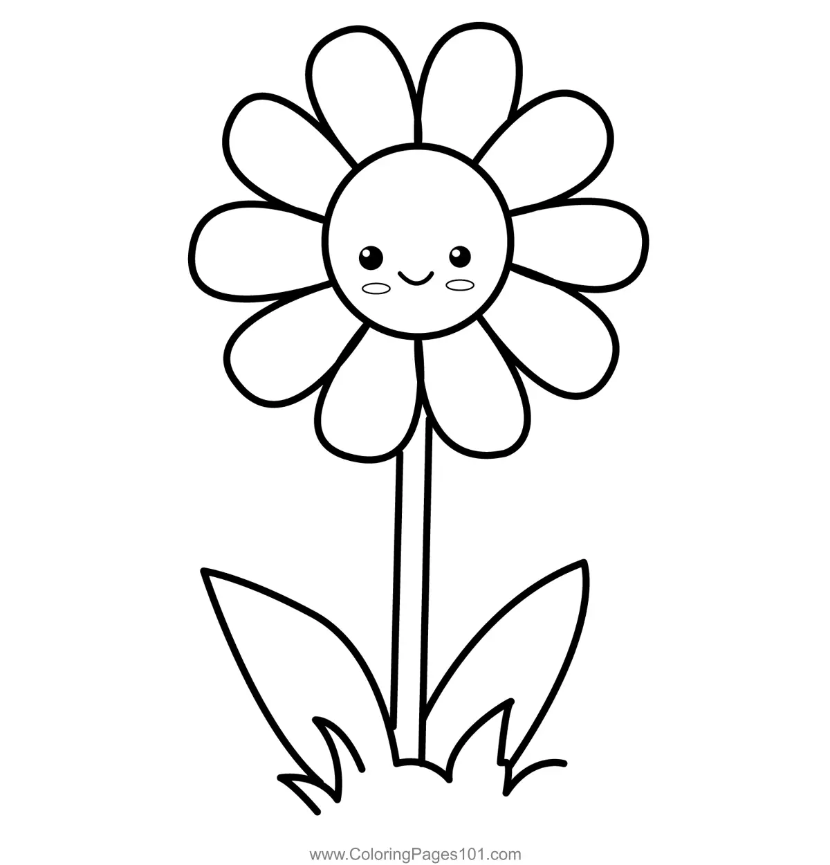 Daisies Coloring Pages 9