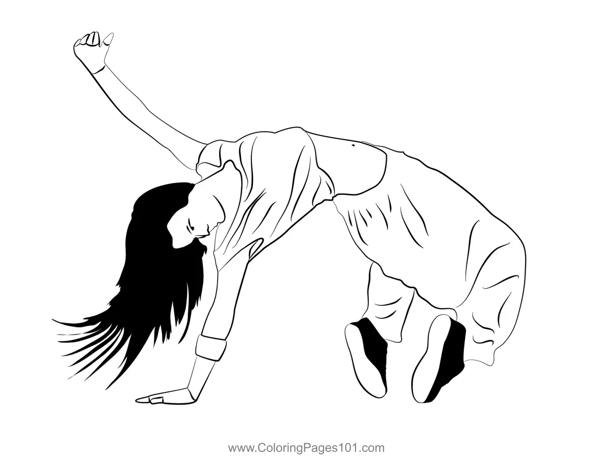 Dancers Coloring Pages 4