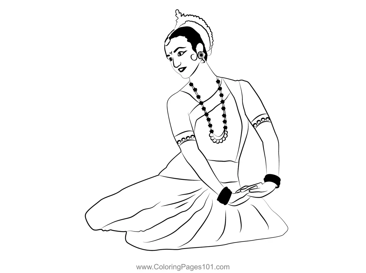 Dancers Coloring Pages 7