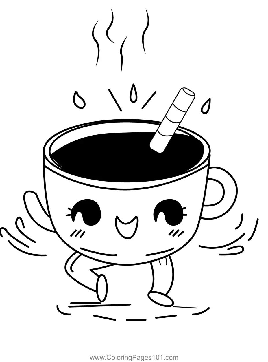 Dancing Coloring Pages 1