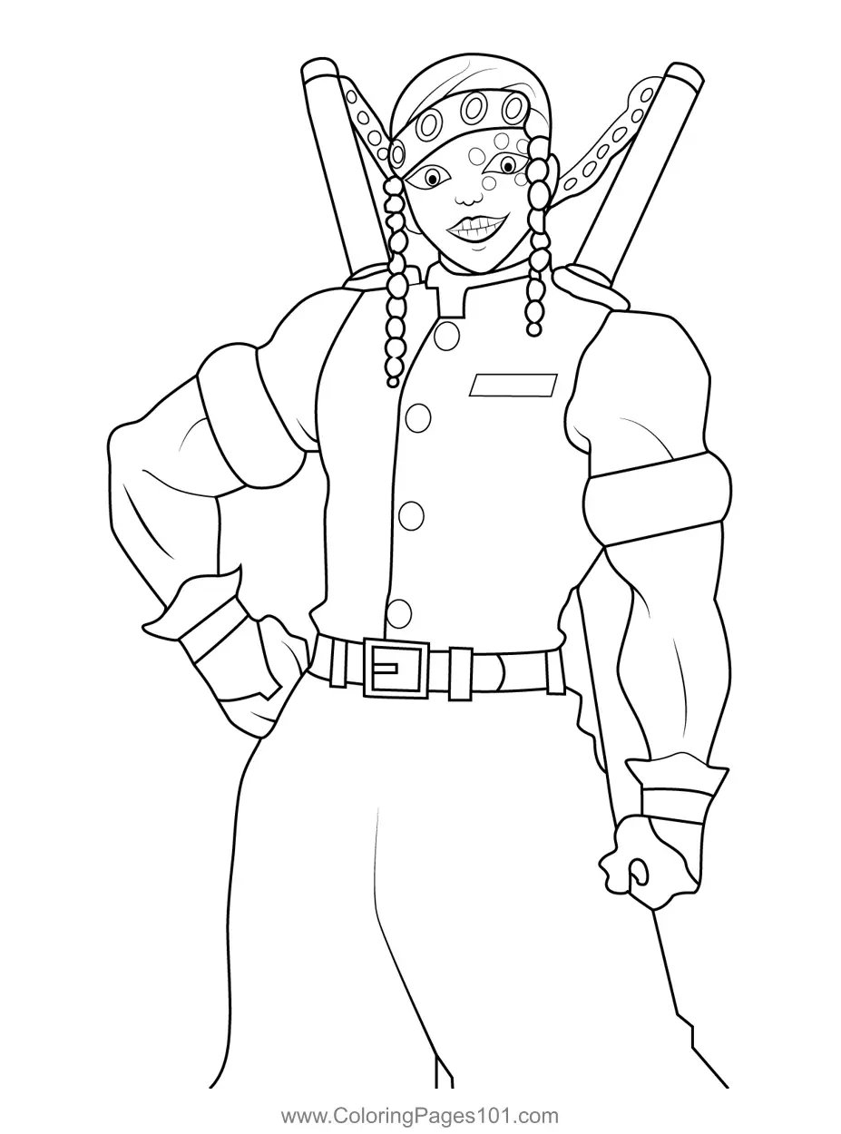 Demon Slayer Coloring Pages 10