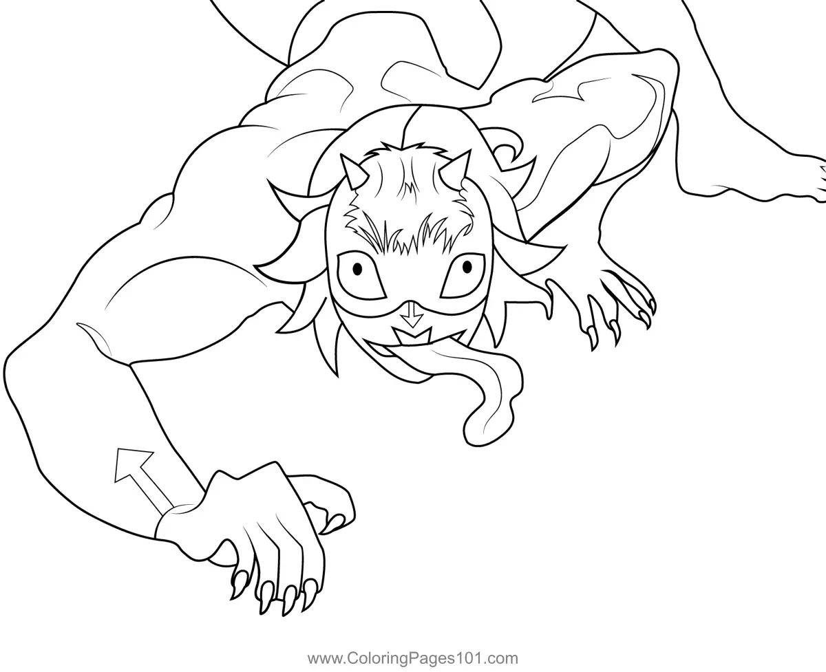 Demon Slayer Coloring Pages 6
