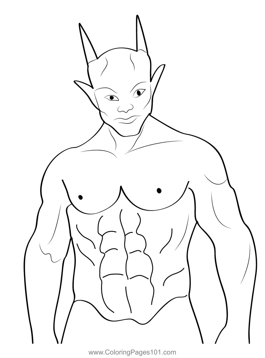 Demons Coloring Pages 1