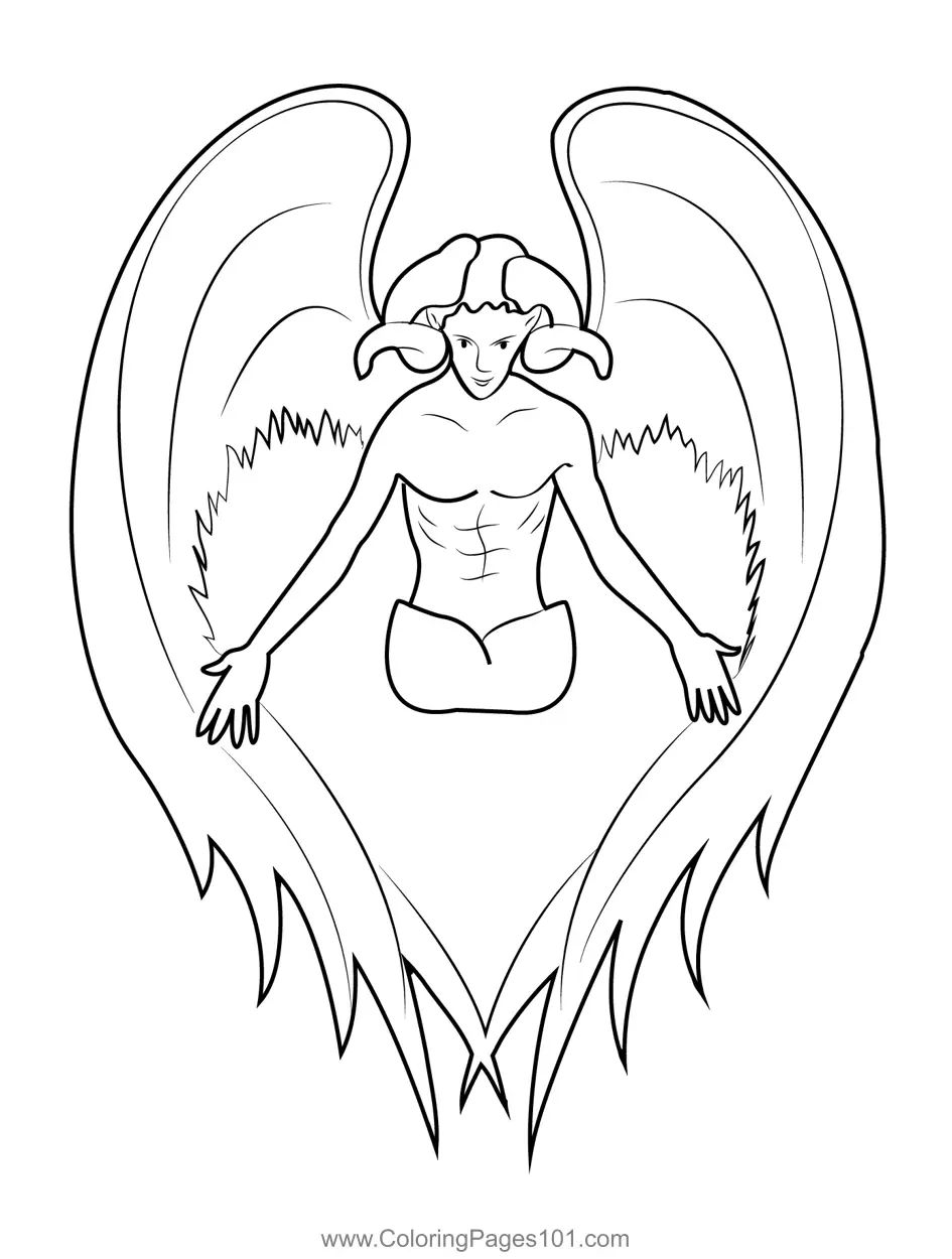 Demons Coloring Pages 3