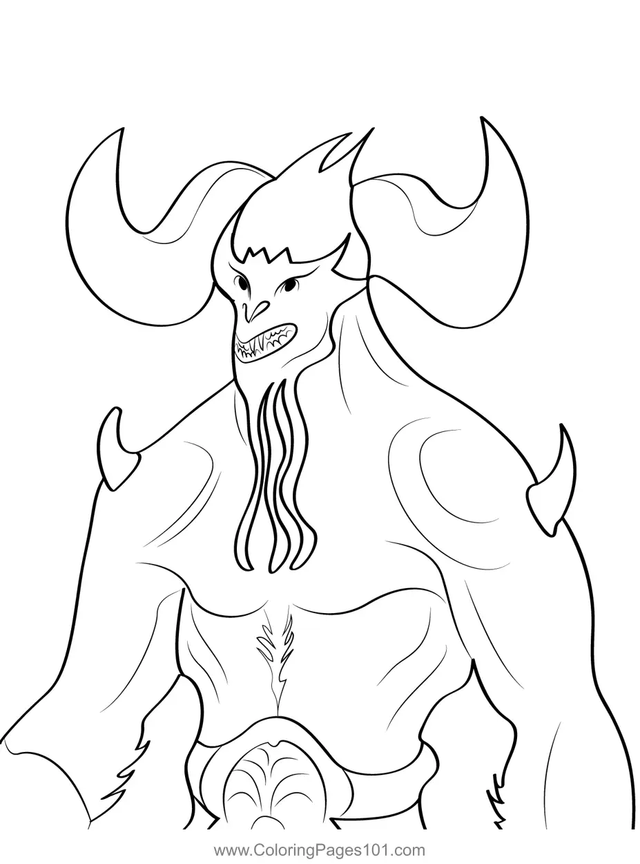Demons Coloring Pages 6