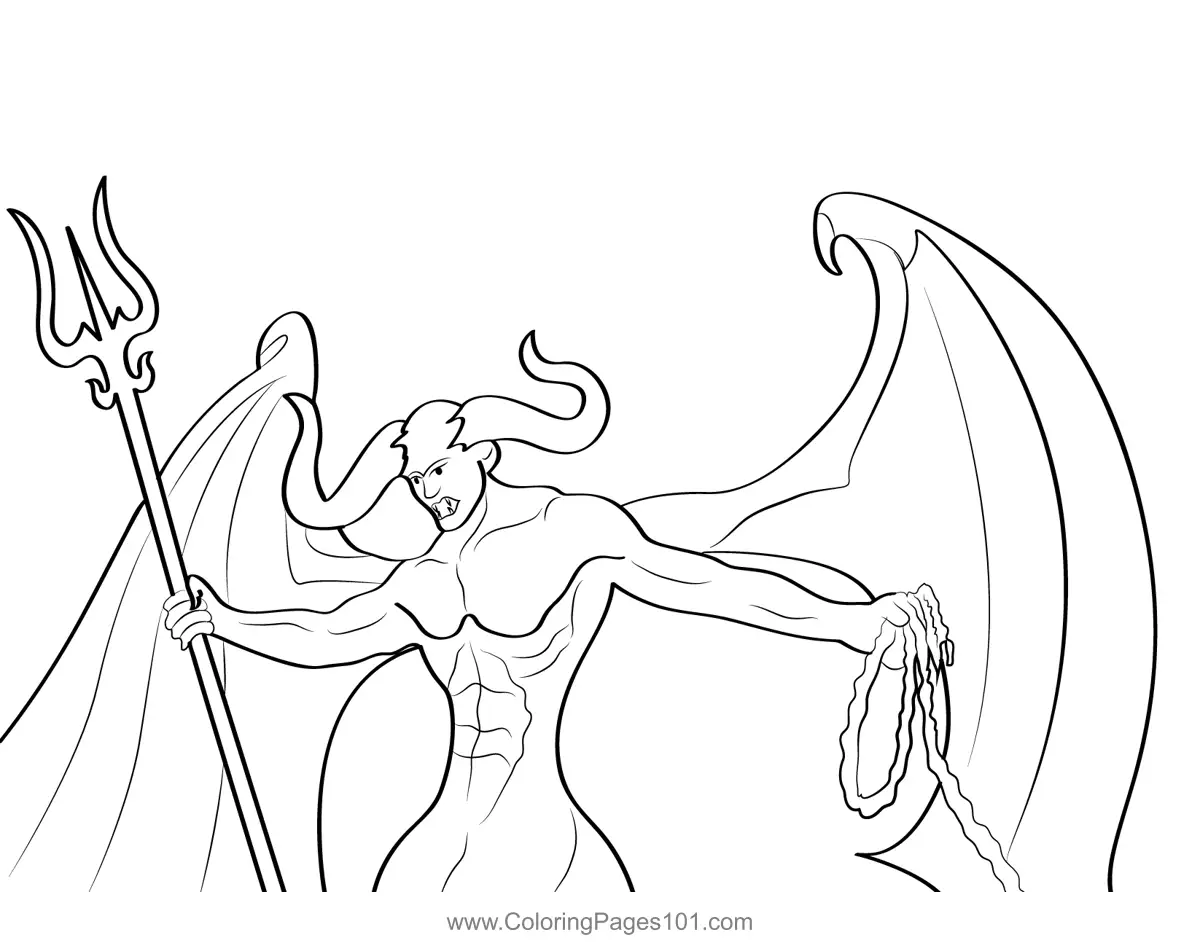 Demons Coloring Pages 7