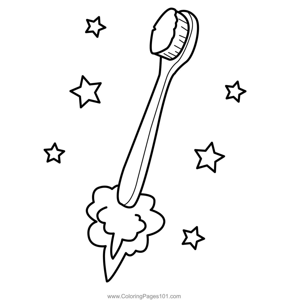 Dental Care Coloring Pages 11