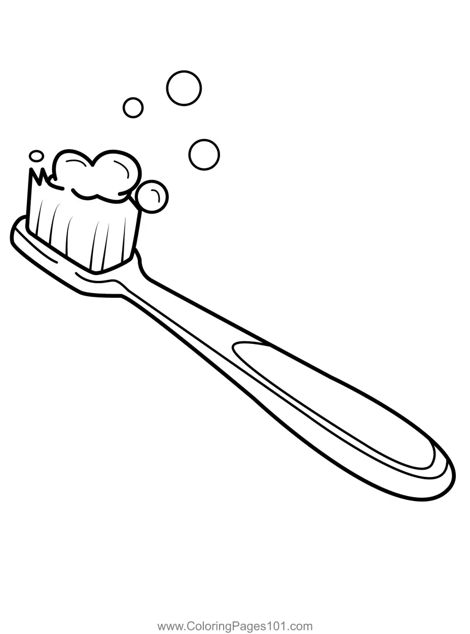 Dental Care Coloring Pages 8