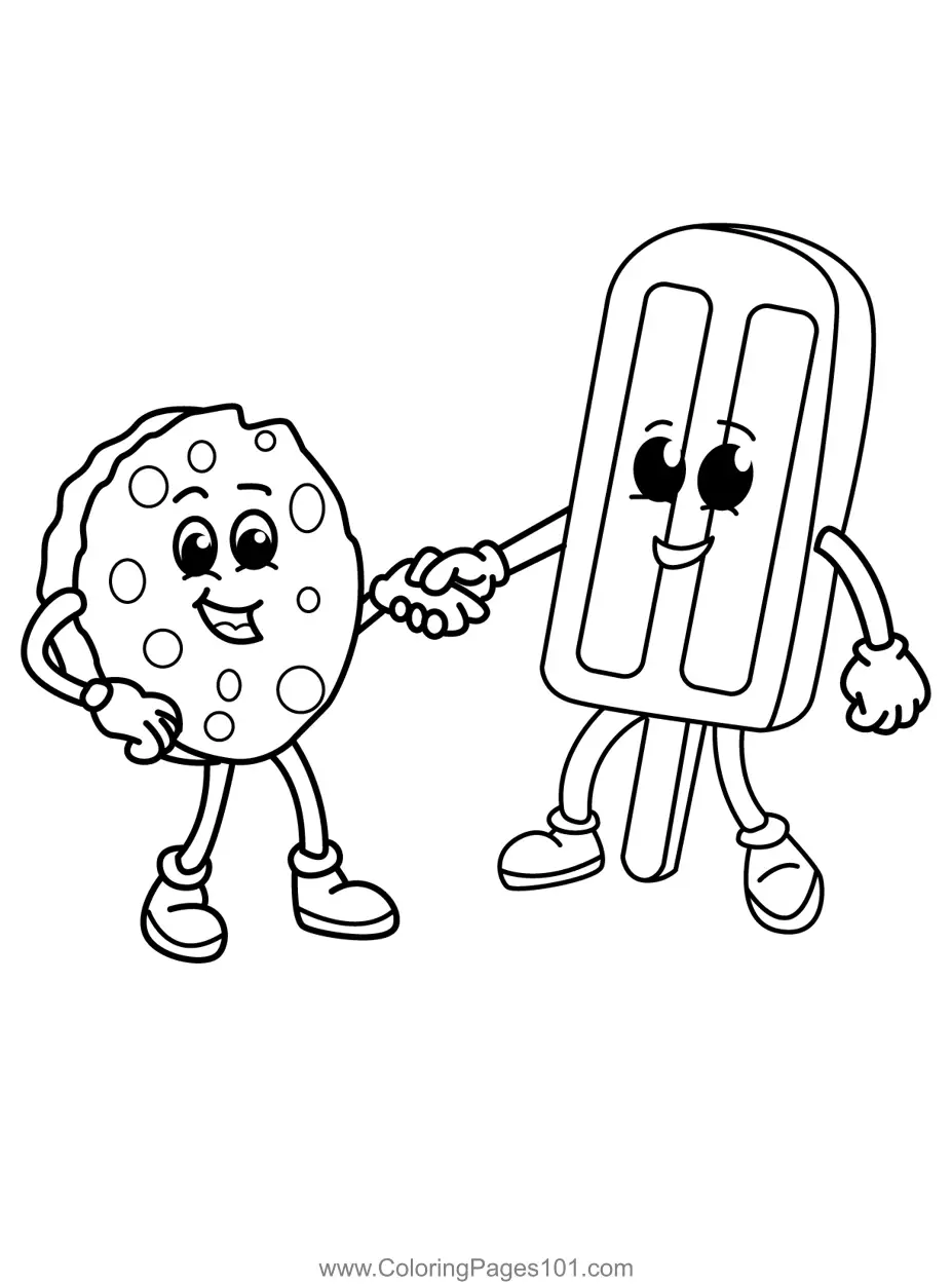 Desserts Coloring Pages 1