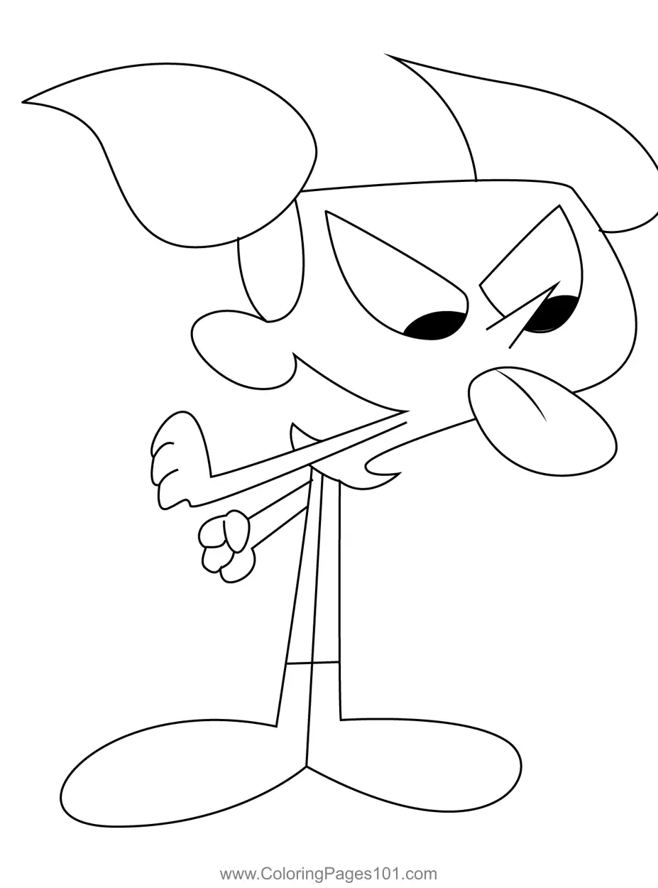 Dexters Laboratory Coloring Pages 3