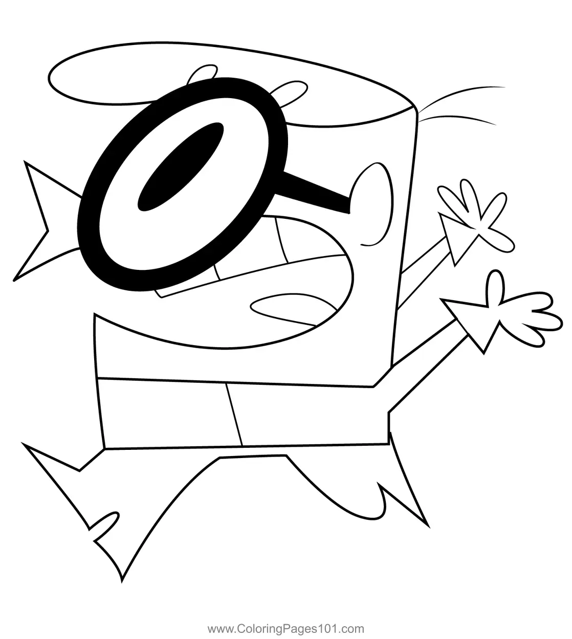 Dexters Laboratory Coloring Pages 4