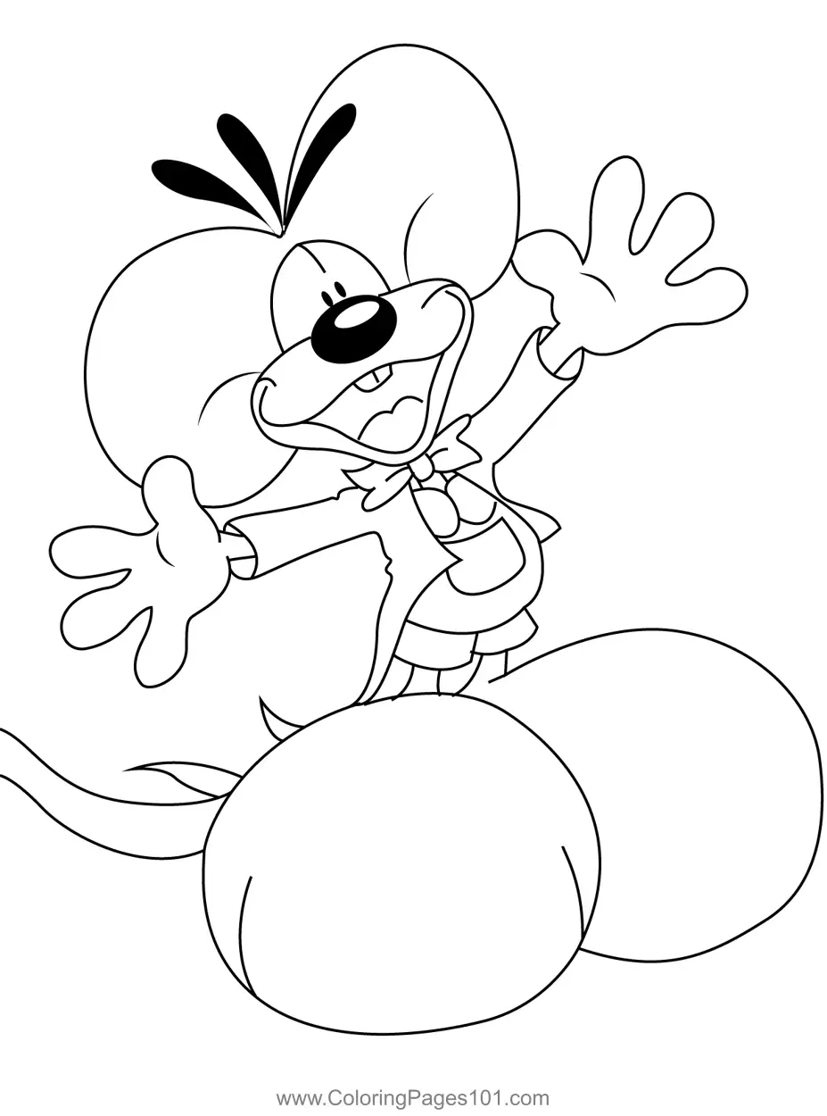 Diddl Coloring Pages 2