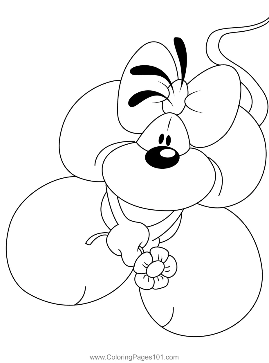 Diddl Coloring Pages 4
