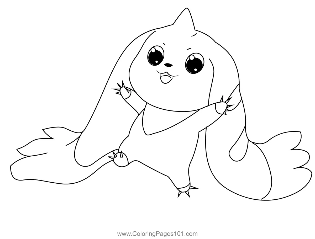 Digimon Coloring Pages 8