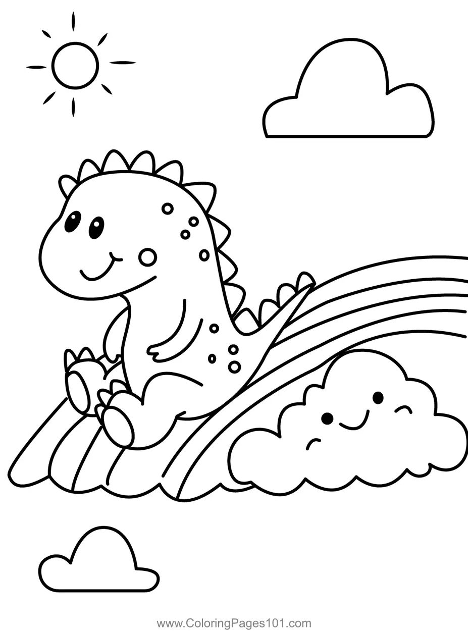 Dinosaur Coloring Pages 1