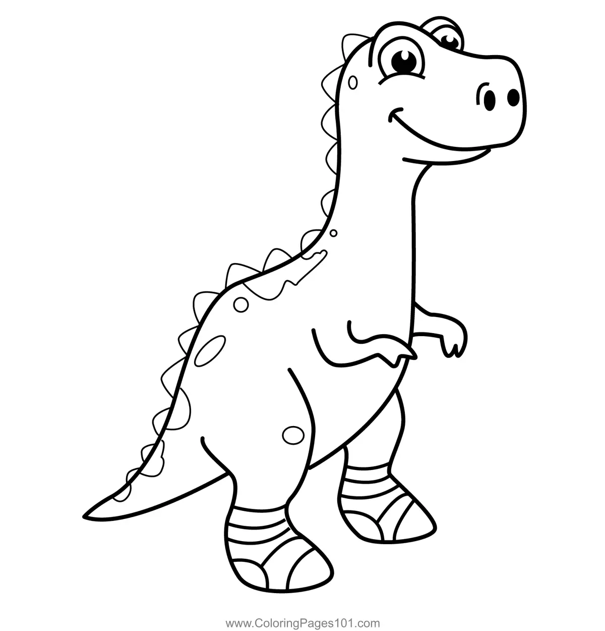 Dinosaur Coloring Pages 4