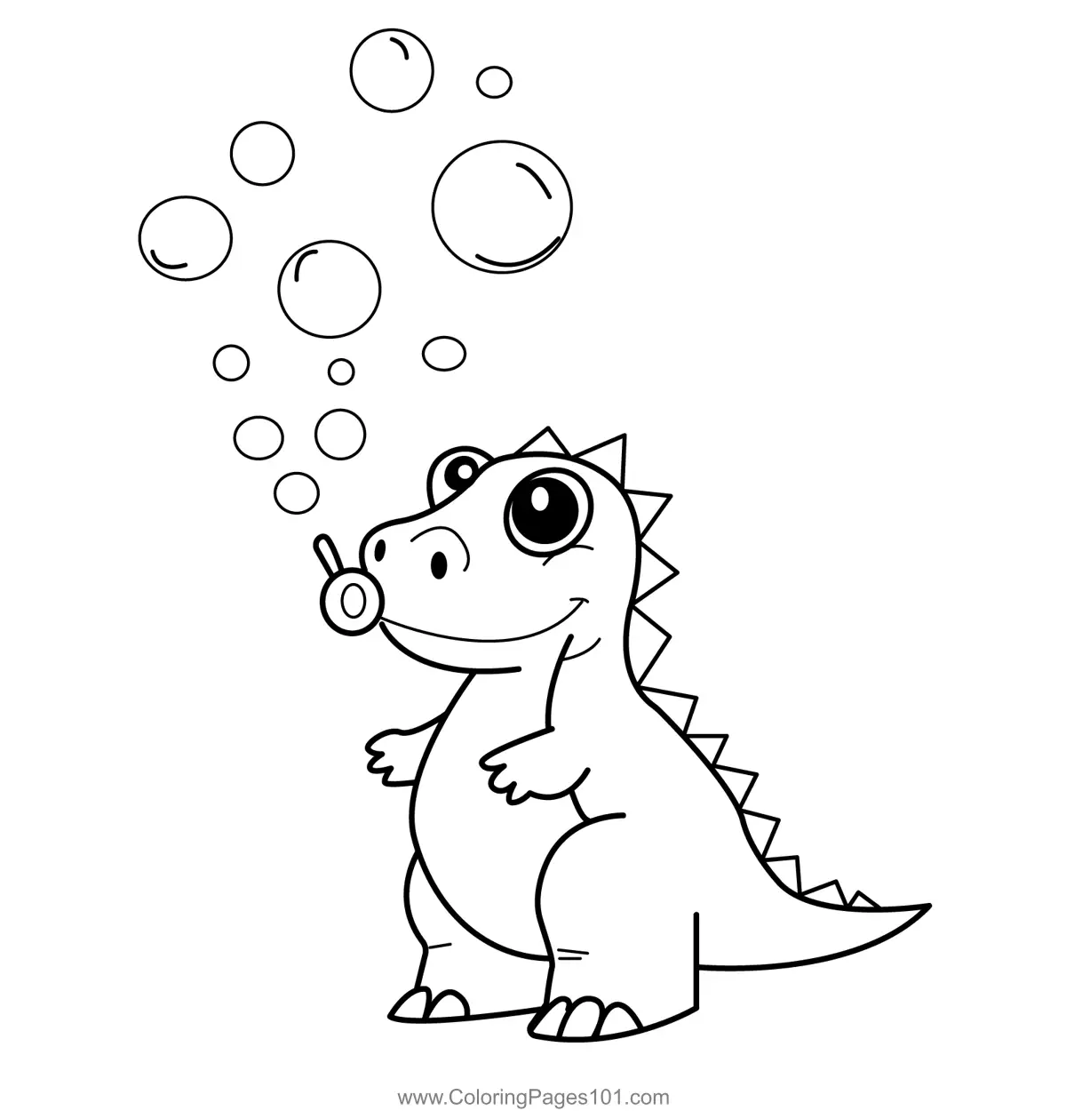Dinosaur Coloring Pages 6