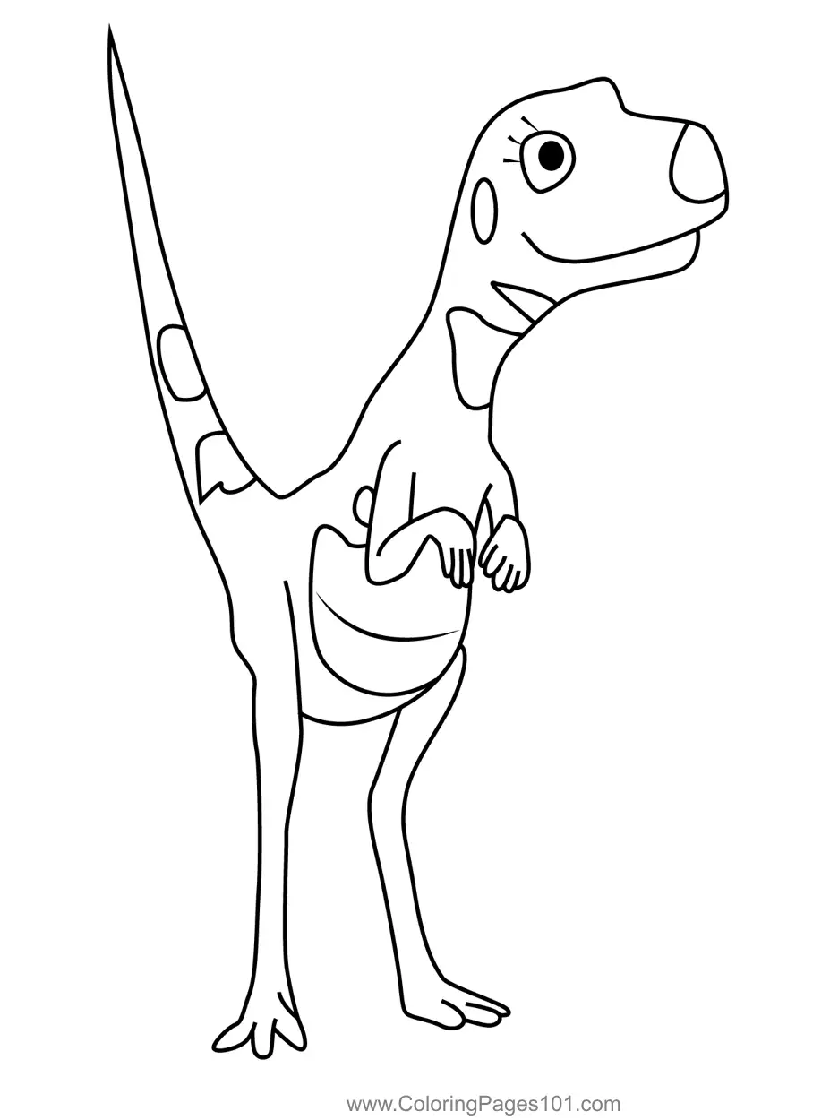 Dinosaur Train Coloring Pages 8