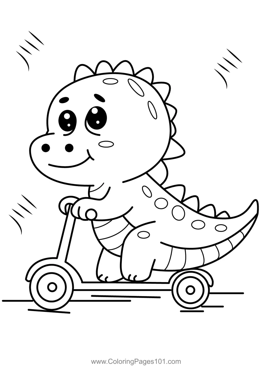 Dinosaurs Coloring Pages 2