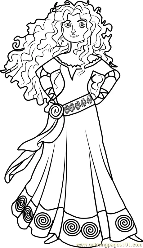 Disney Princesses Coloring Pages 10