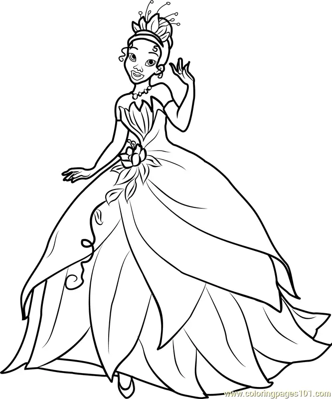 Disney Princesses Coloring Pages 2