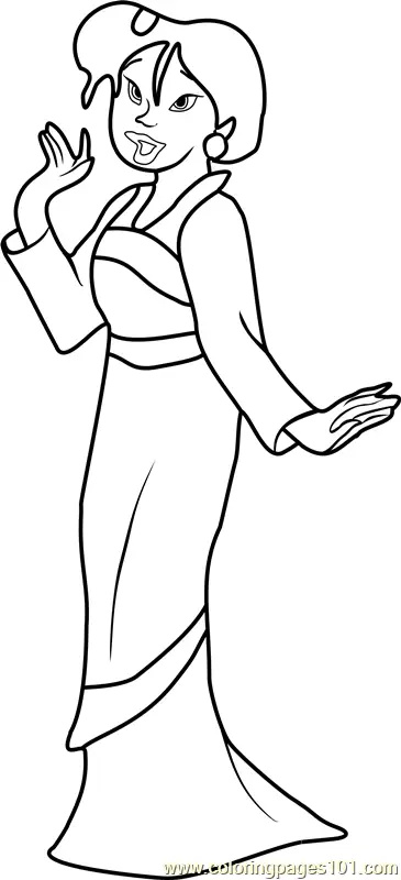 Disney Princesses Coloring Pages 3