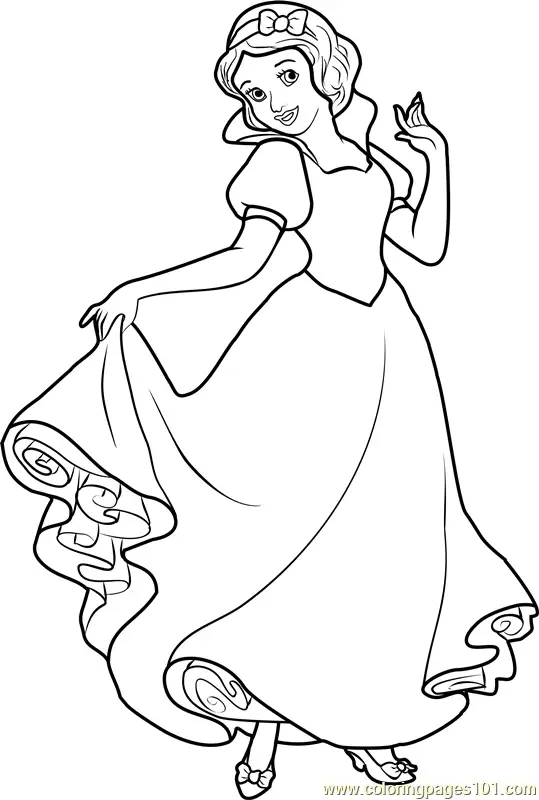 Disney Princesses Coloring Pages 5