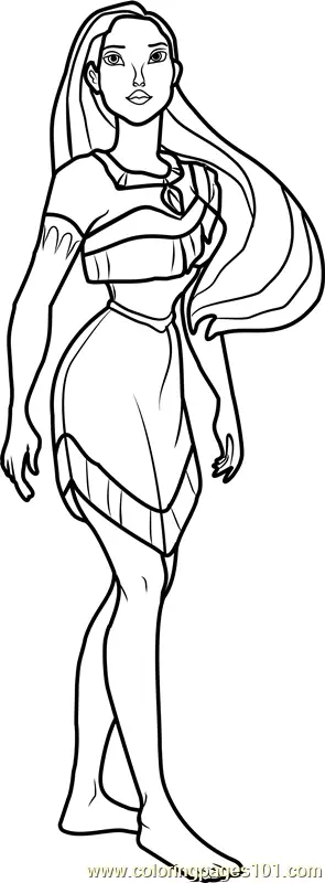 Disney Princesses Coloring Pages 7