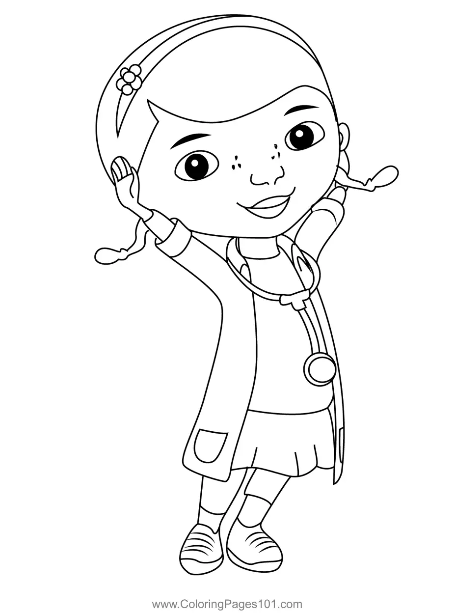 Doc McStuffins Coloring Pages 4