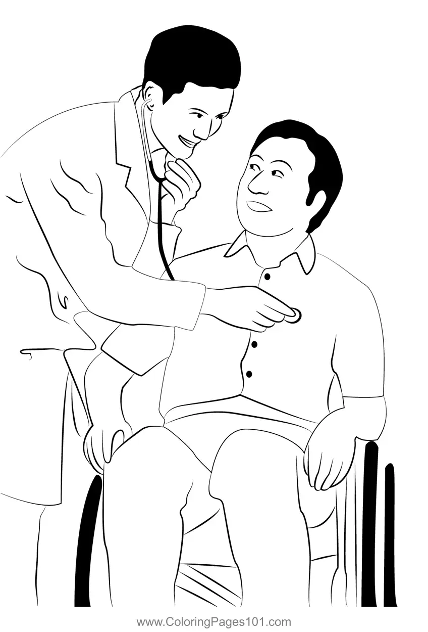 Doctors Coloring Pages 1