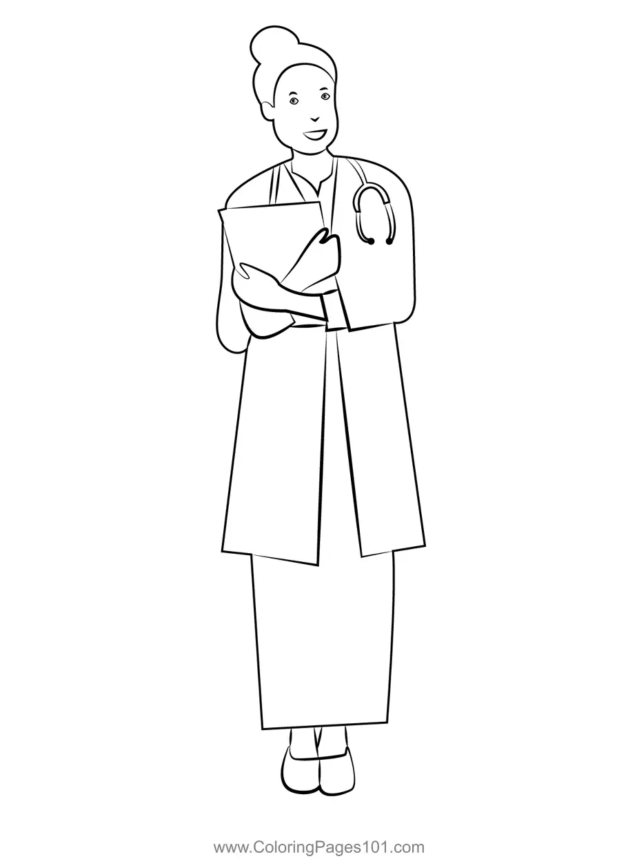 Doctors Coloring Pages 10