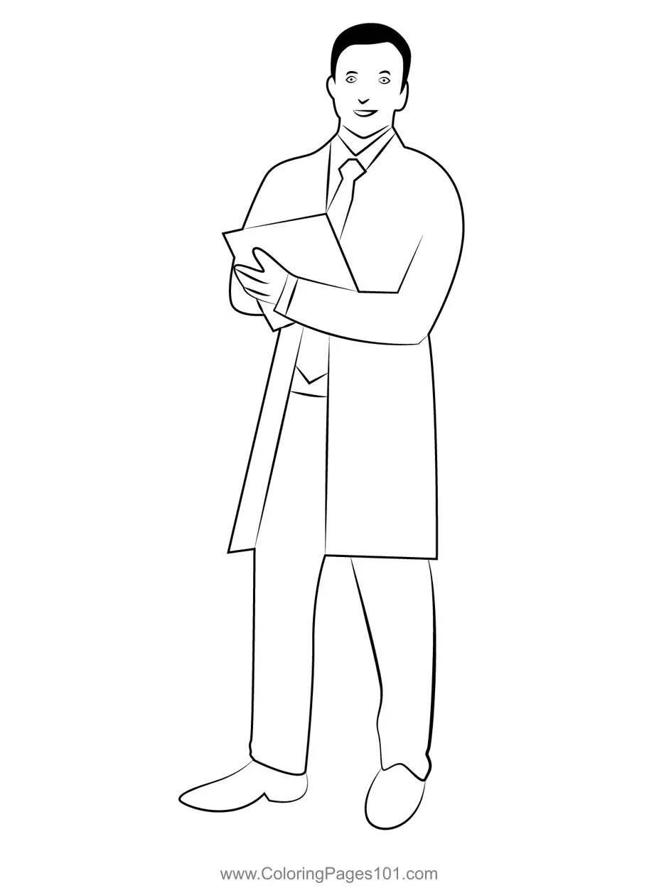 Doctors Coloring Pages 11