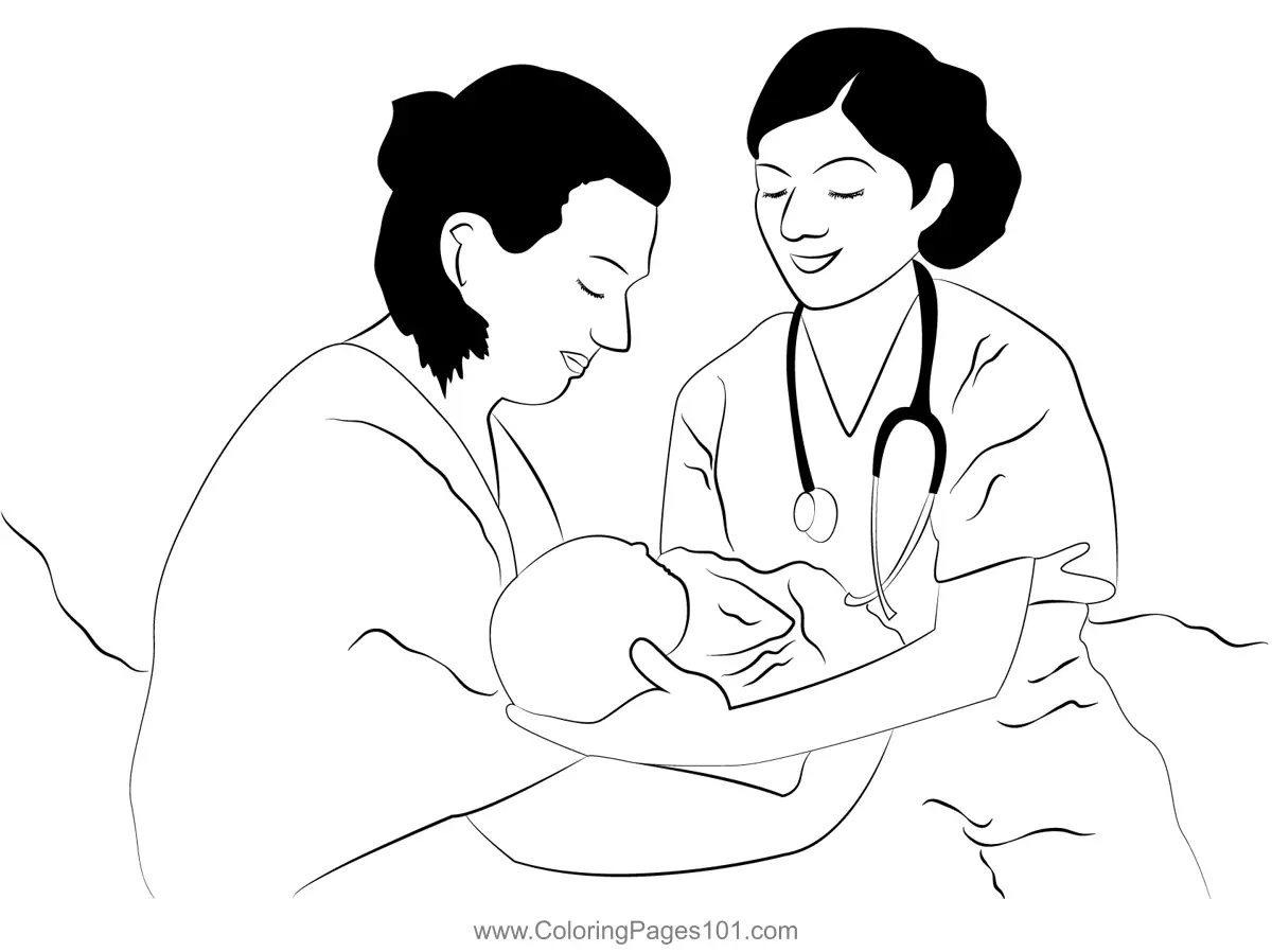 Doctors Coloring Pages 2