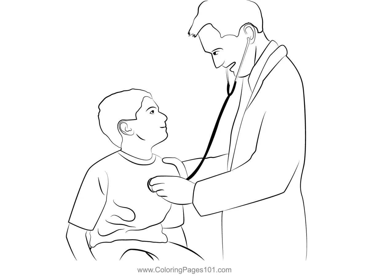 Doctors Coloring Pages 4