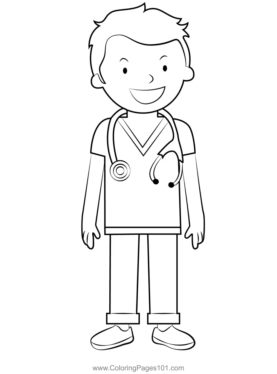 Doctors Coloring Pages 7
