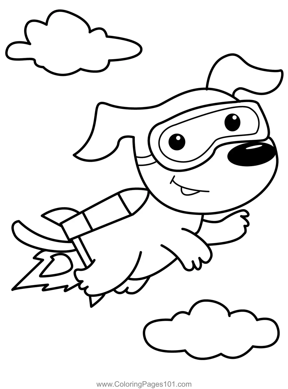 Dog Coloring Pages 1